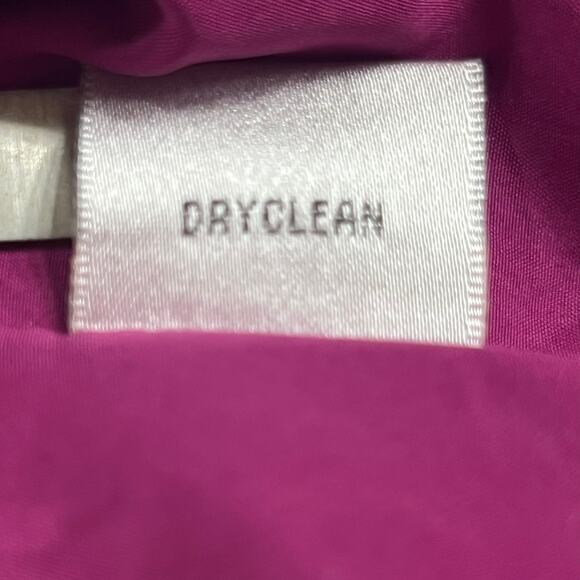 Donna Ricco New York Size 14 Magenta Pink Silk Sleeveless Shift Dress - Picture 9 of 9